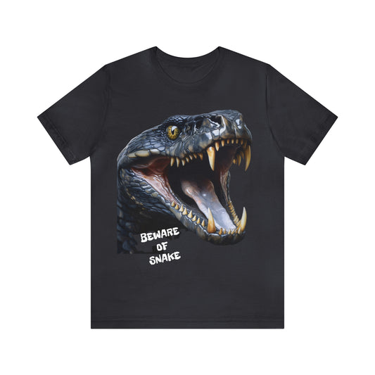 BEWARE OF SNAKE Unisex Jersey Short Sleeve Tee