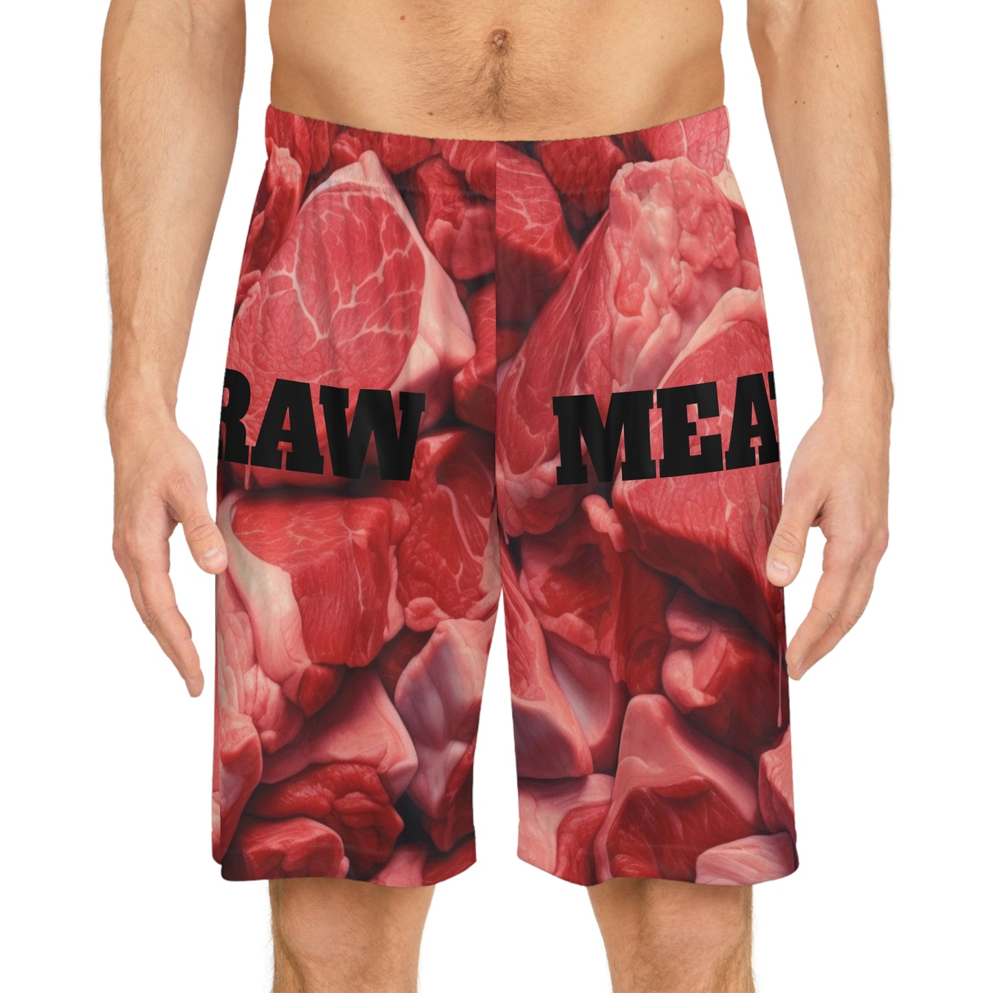 RAW MEAT Basketball Shorts