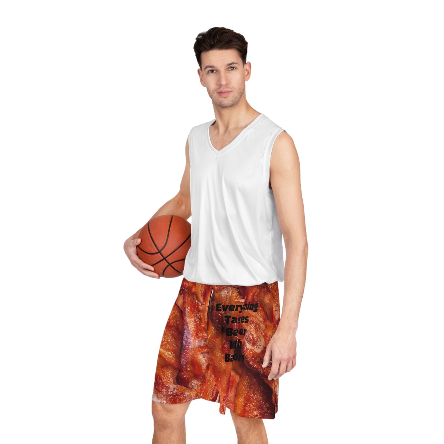 Everythings Better with Bacon Basketball Shorts