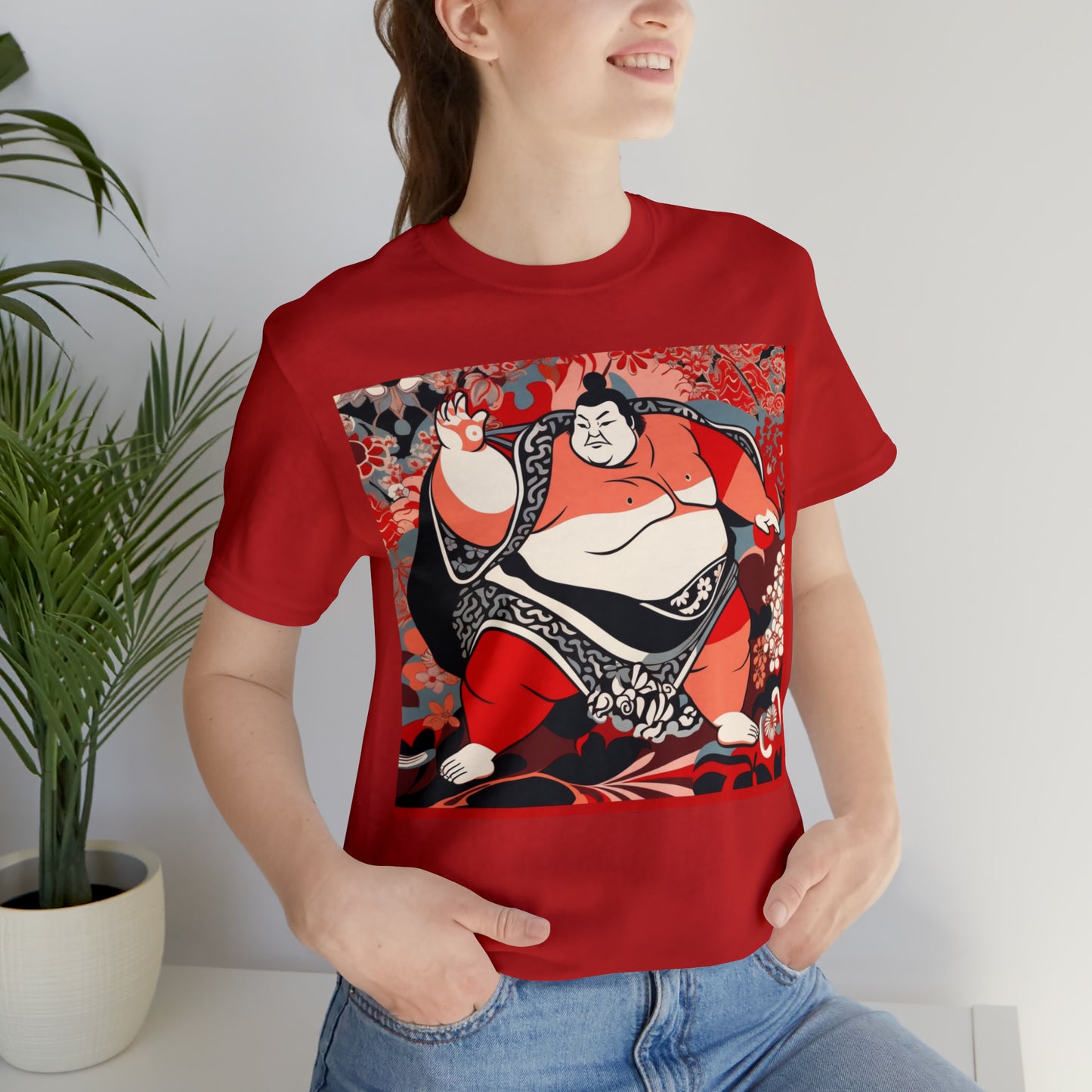 SUMO Wrestler Unisex Short Sleeve Tee