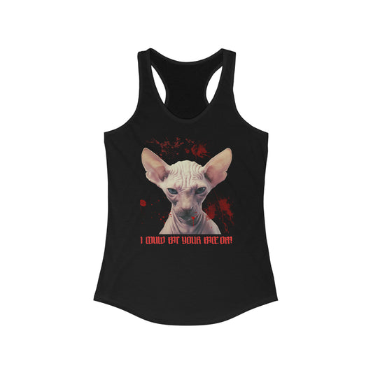 I Could Eat Your Face Off Women's Ideal Racerback Tank