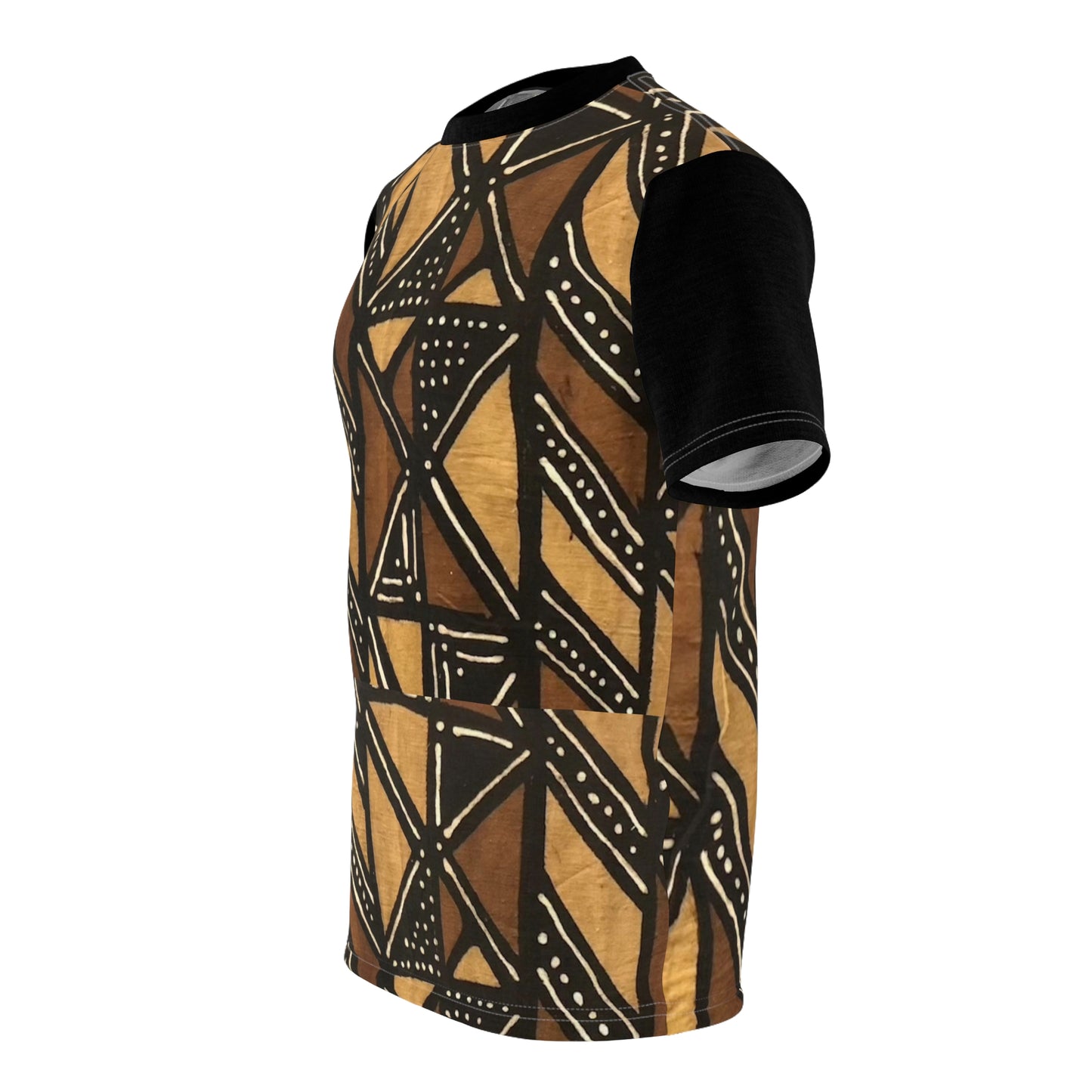 Mudcloth patterned Unisex Tee (brown)