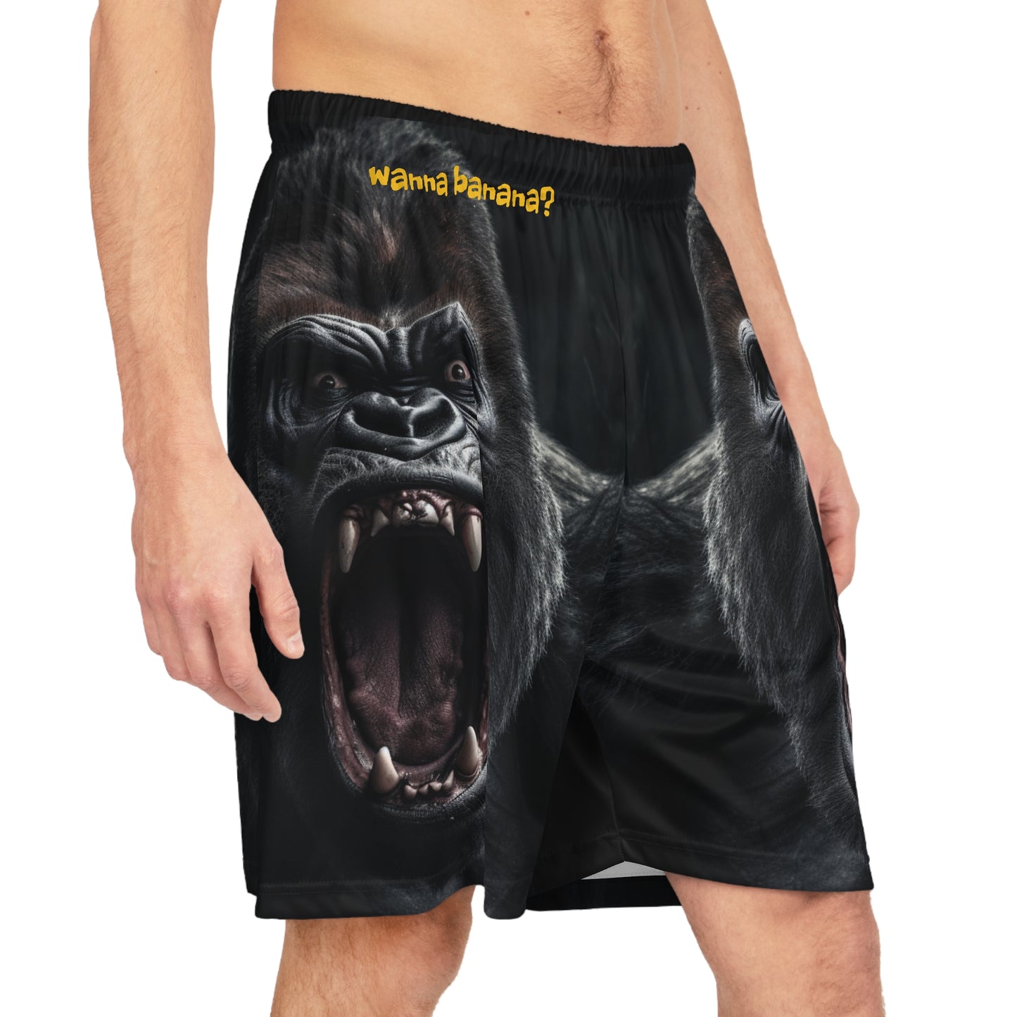 WANNA BANANA? Basketball  Shorts