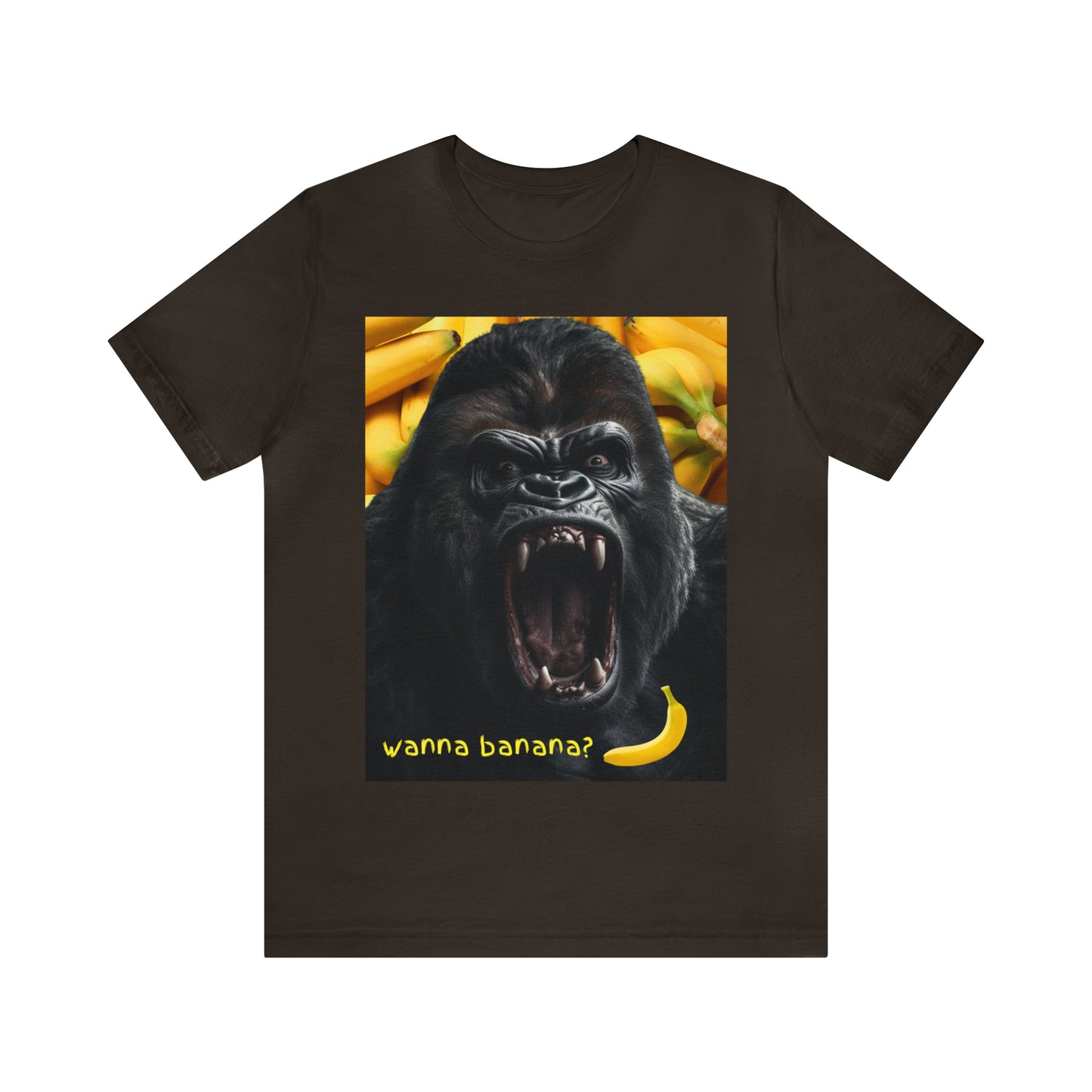 WANNA BANANA? Unisex Jersey Short Sleeve Tee