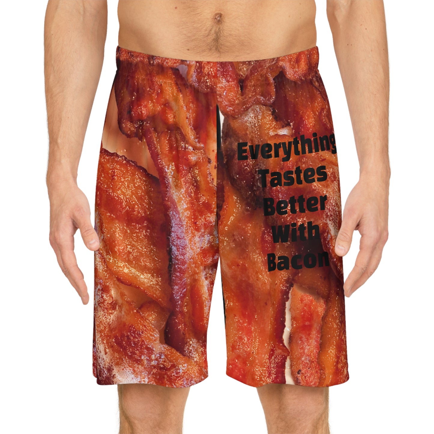 Everythings Better with Bacon Basketball Shorts