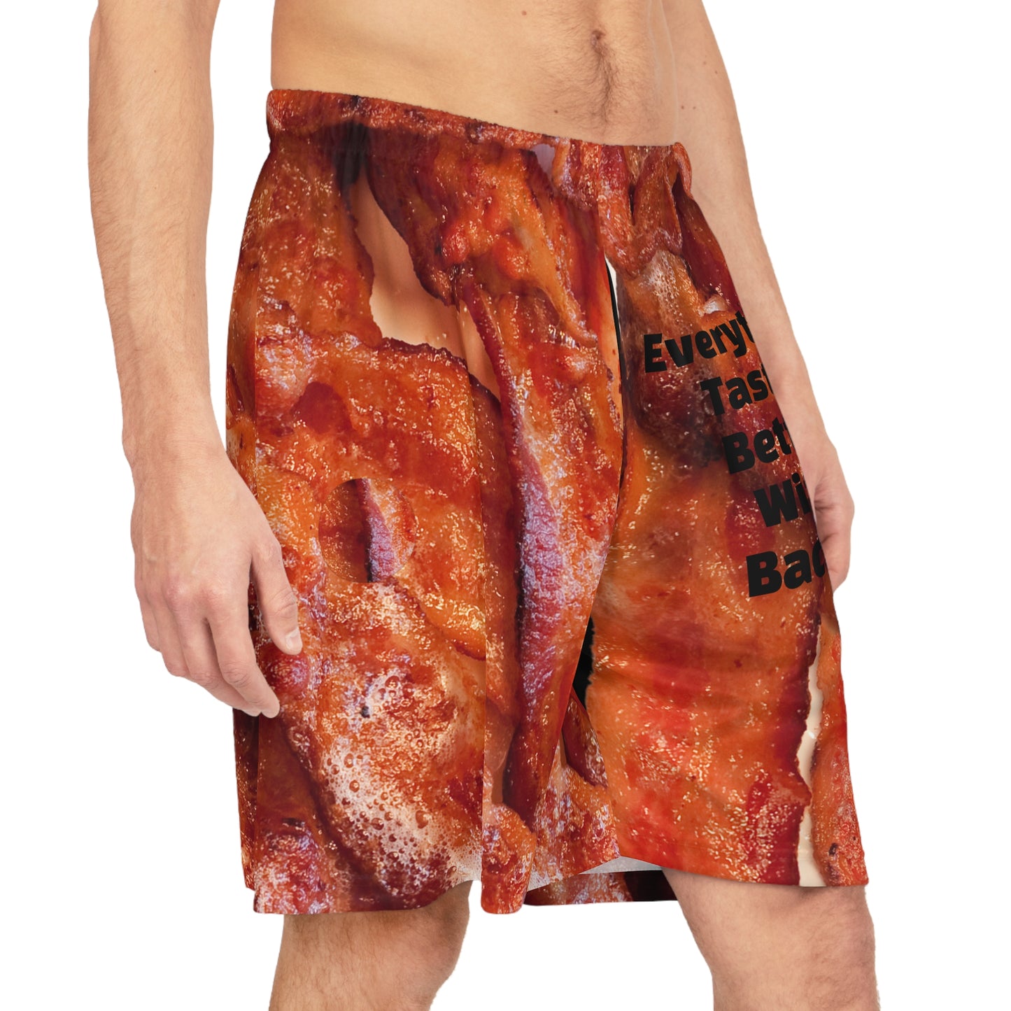 Everythings Better with Bacon Basketball Shorts