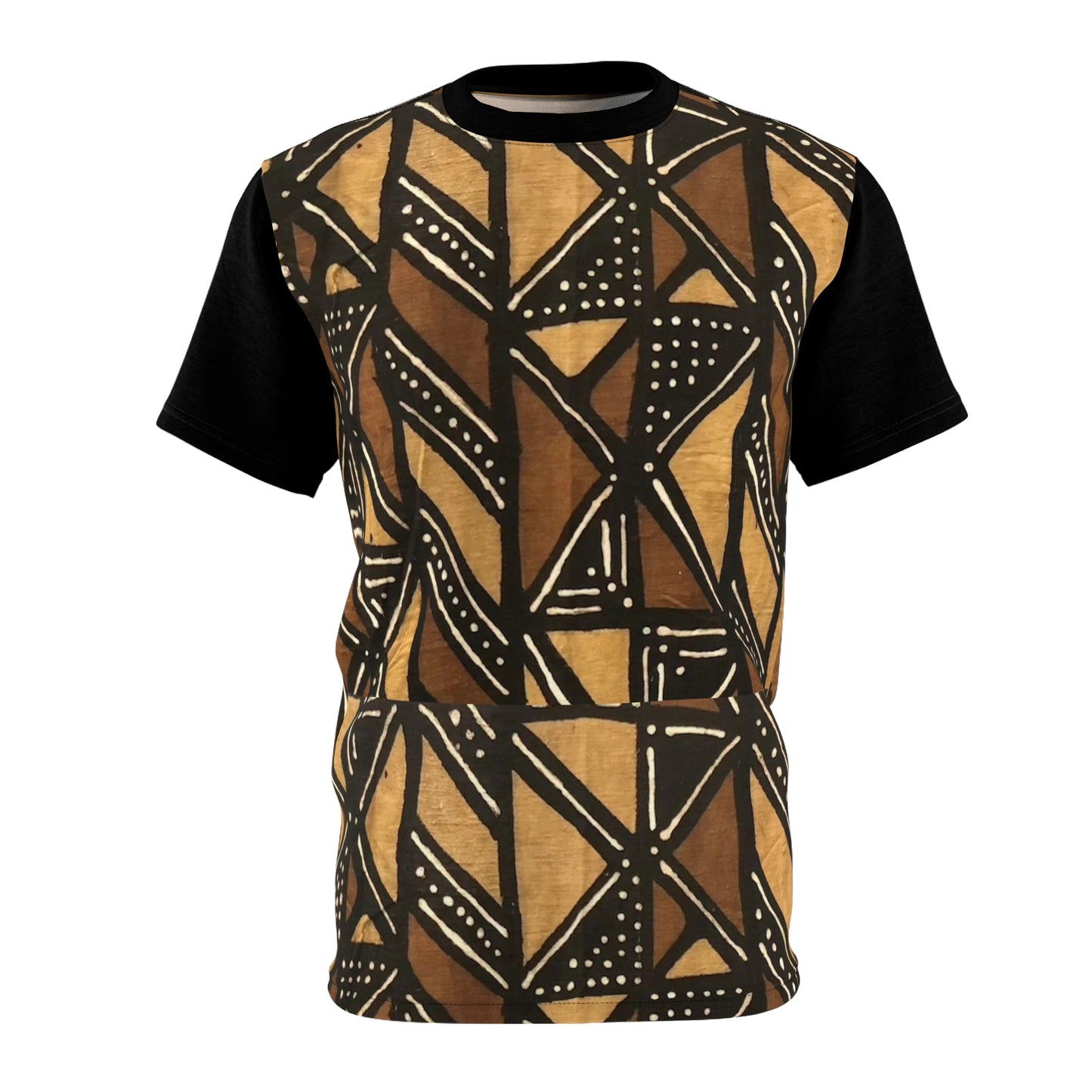 Mudcloth patterned Unisex Tee (brown)