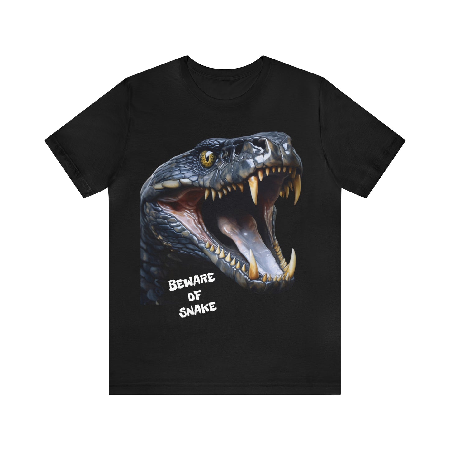 BEWARE OF SNAKE Unisex Jersey Short Sleeve Tee