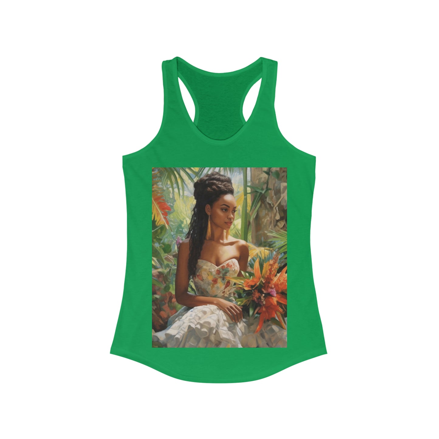 TROPICAL BRIDE Women's Ideal Racerback Tank