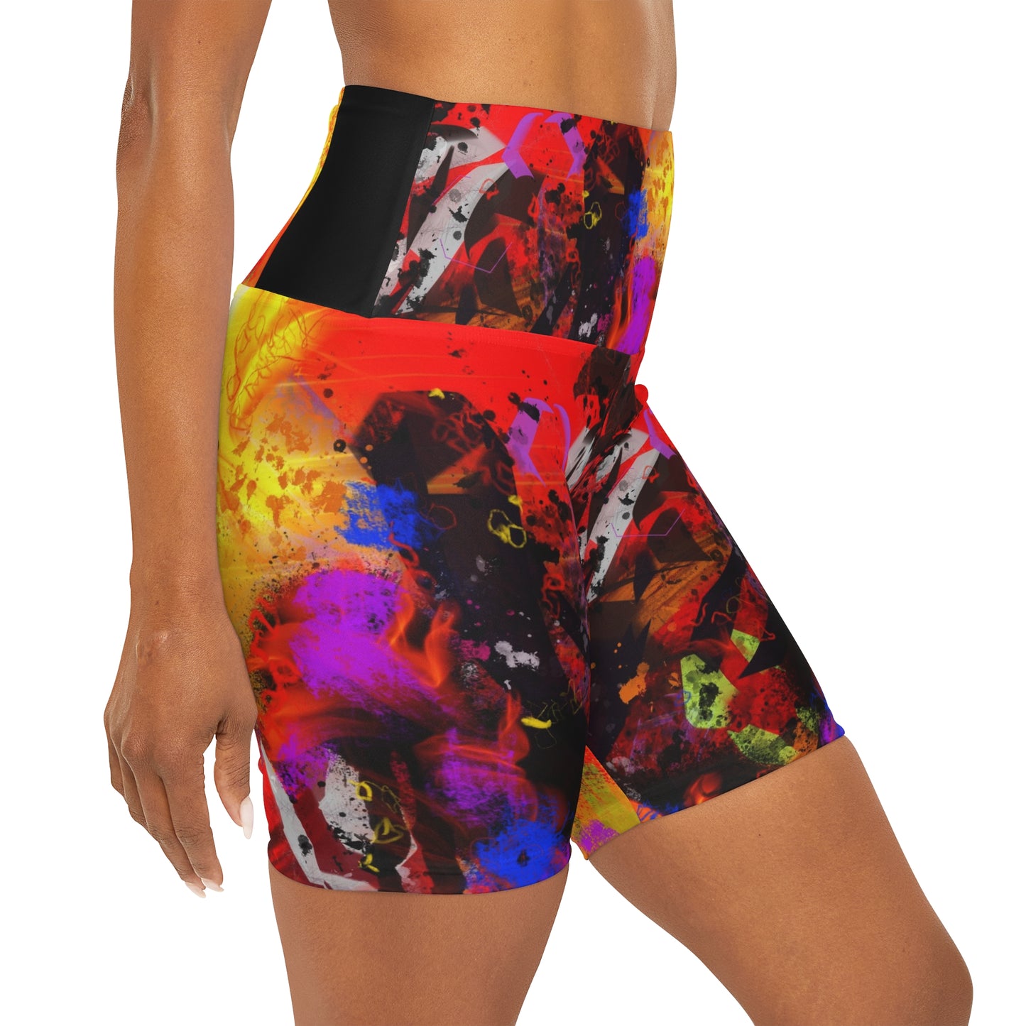 Sunshine High Waisted Yoga Shorts