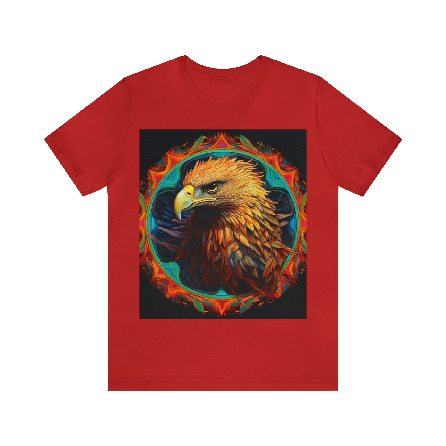 Eagle Spirit Animal Unisex Jersey Short Sleeve Tee