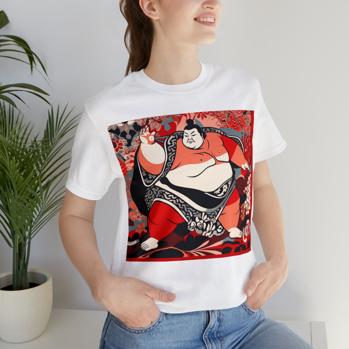 SUMO Wrestler Unisex Short Sleeve Tee