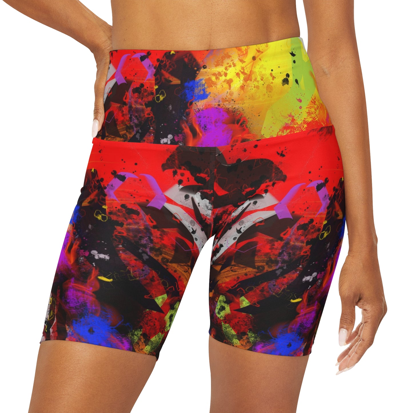 Sunshine High Waisted Yoga Shorts