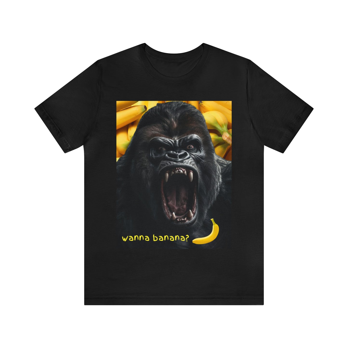 WANNA BANANA? Unisex Jersey Short Sleeve Tee