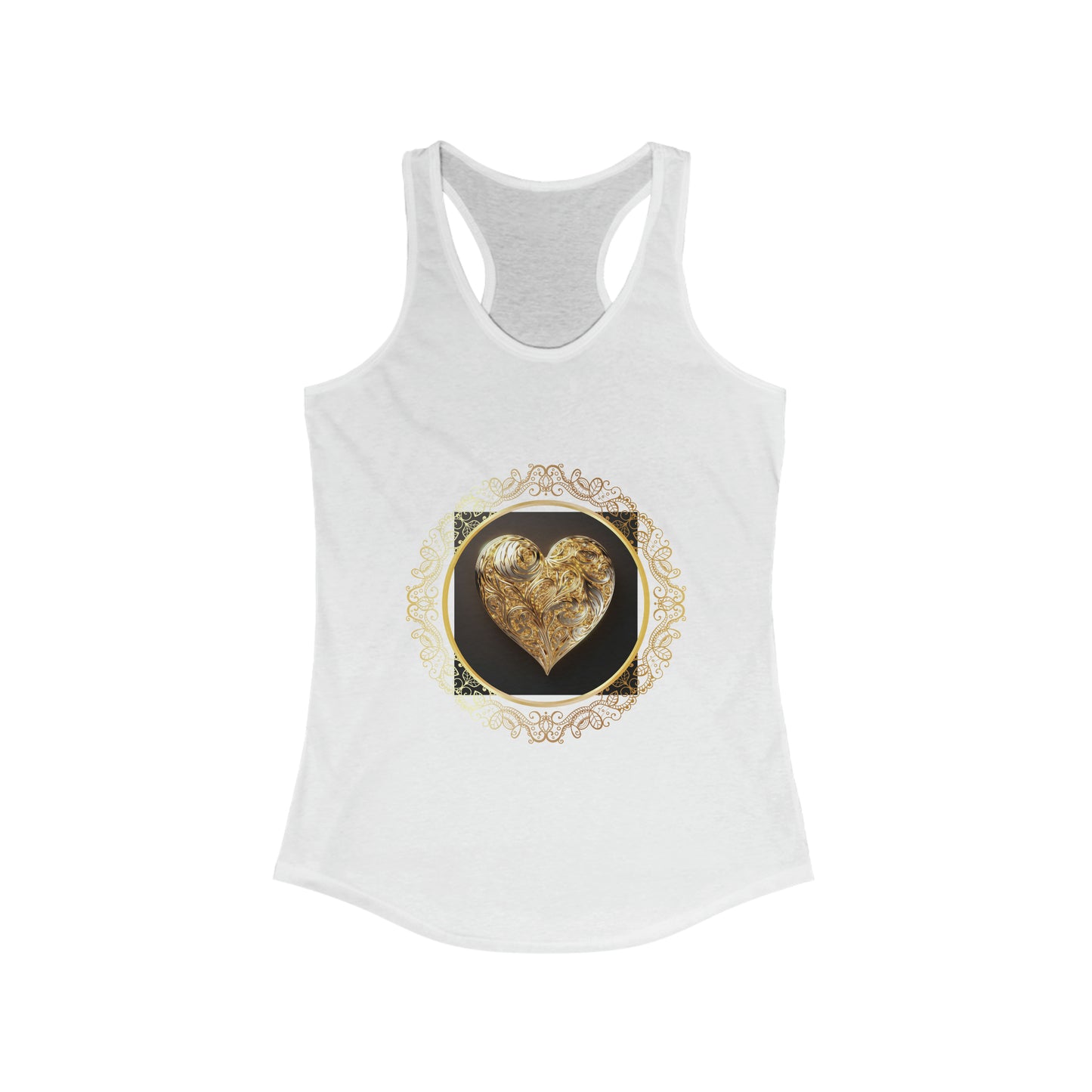 He Put A Ring On It! Women's Ideal Racerback Tank