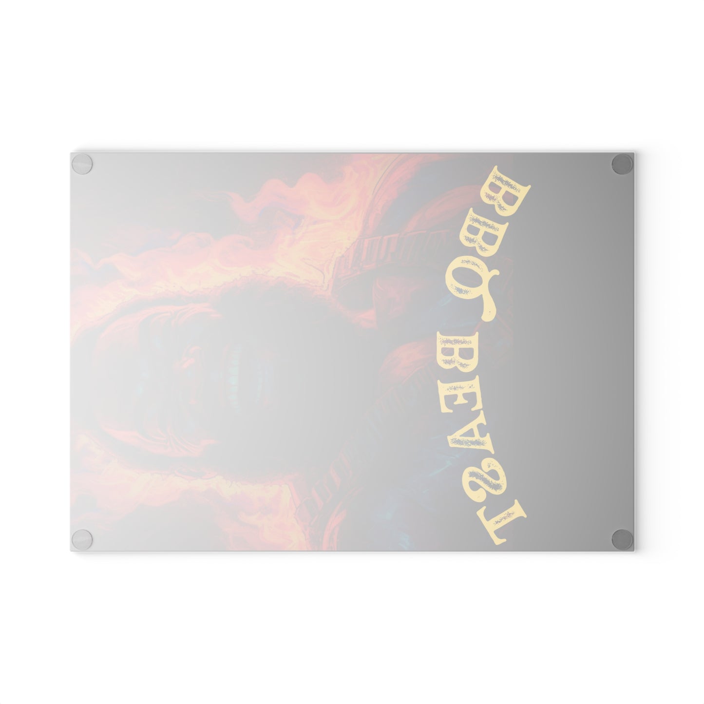 BBQ Beast Glass Cutting Board