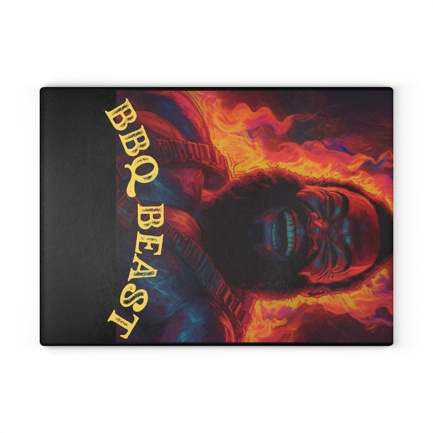 BBQ Beast Glass Cutting Board