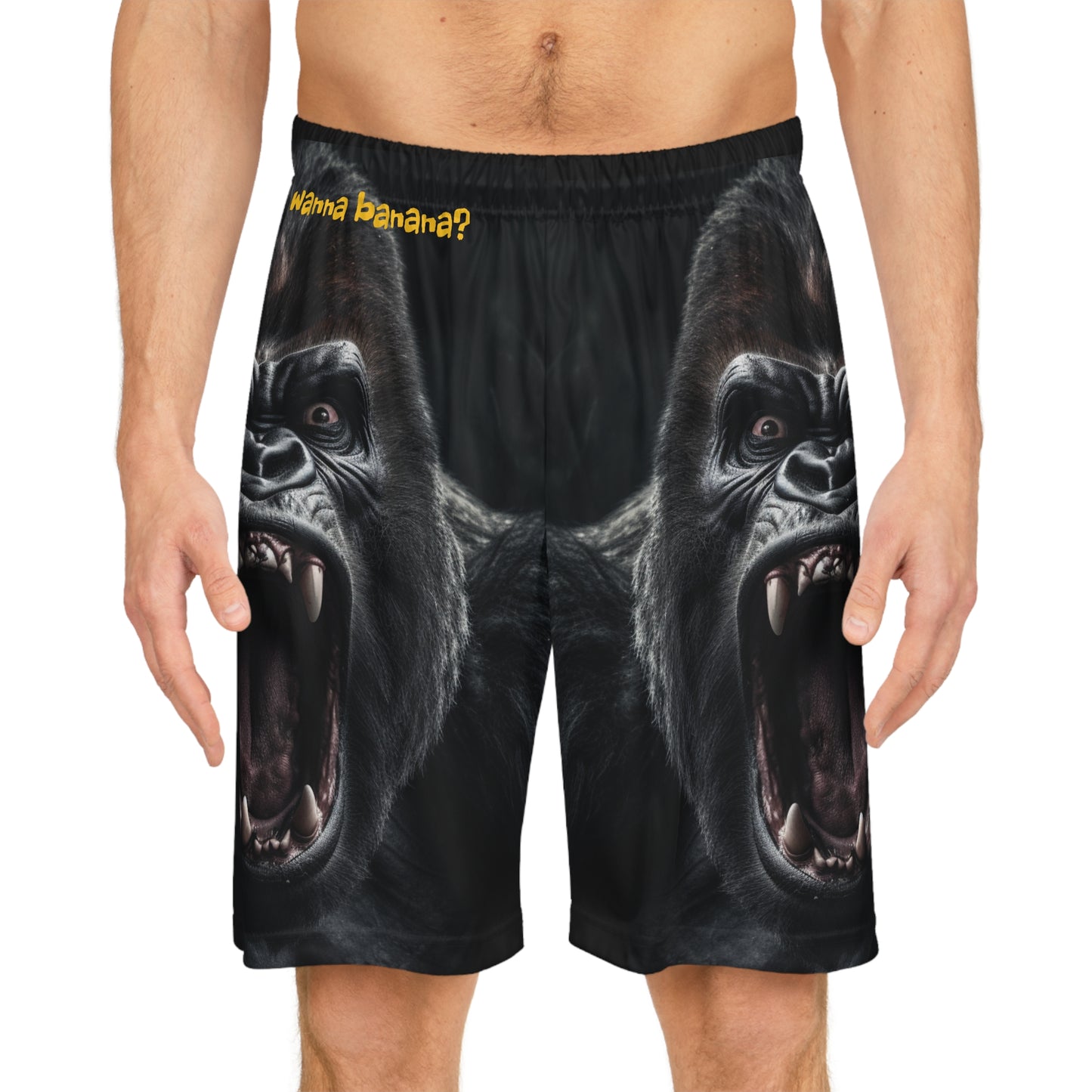 WANNA BANANA? Basketball  Shorts