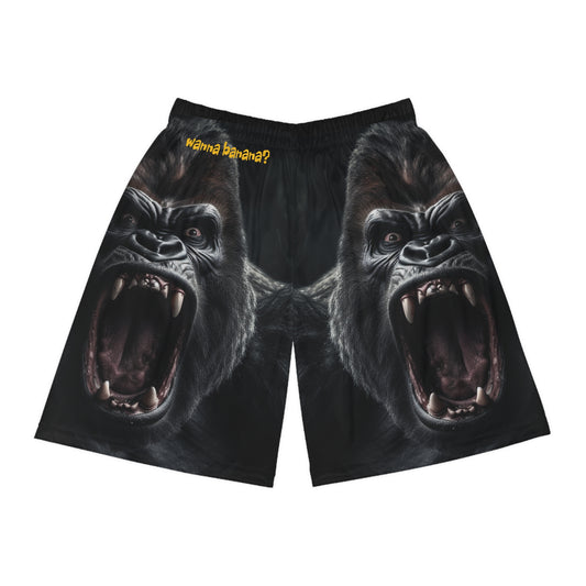 WANNA BANANA? Basketball  Shorts