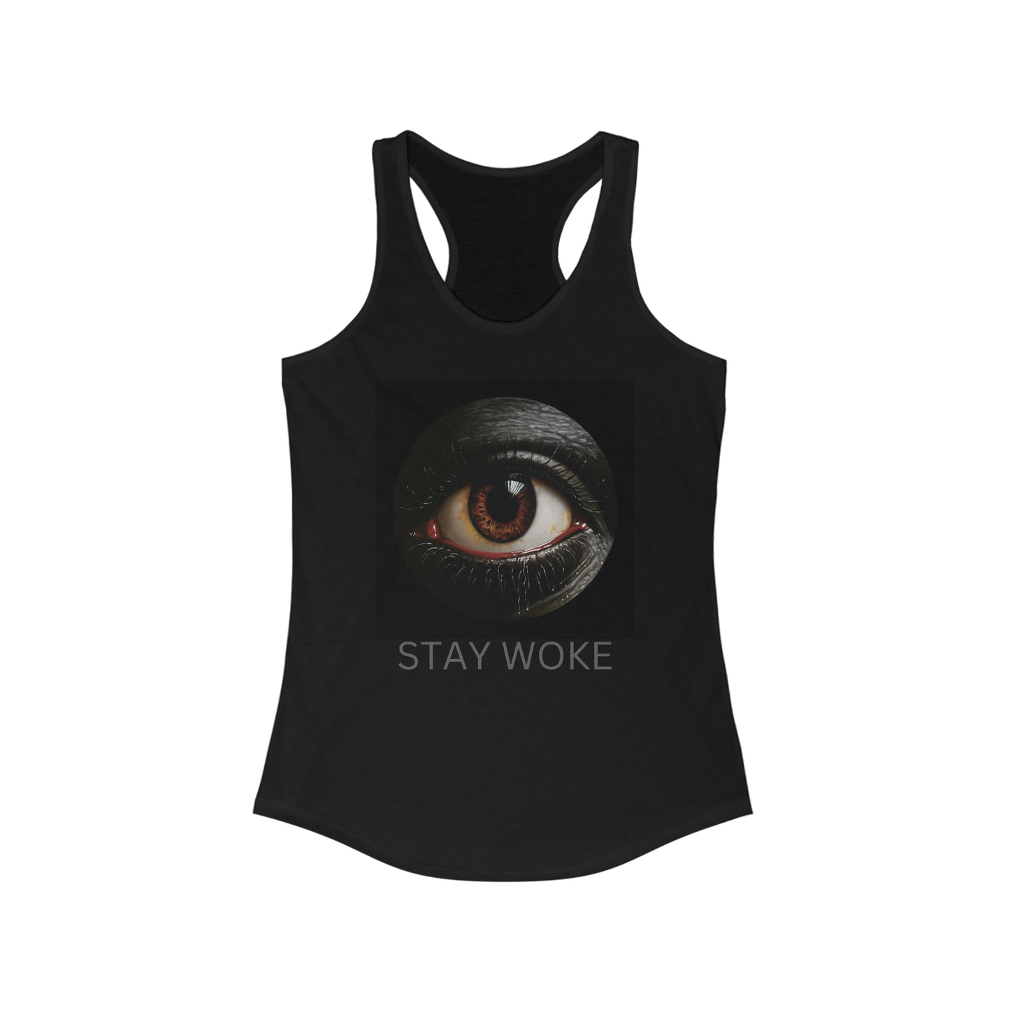 Stay Woke Women's Ideal Racerback Tank