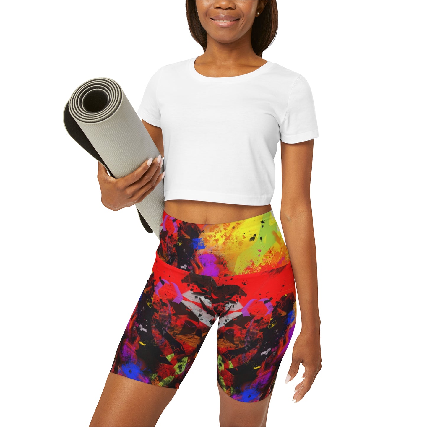 Sunshine High Waisted Yoga Shorts