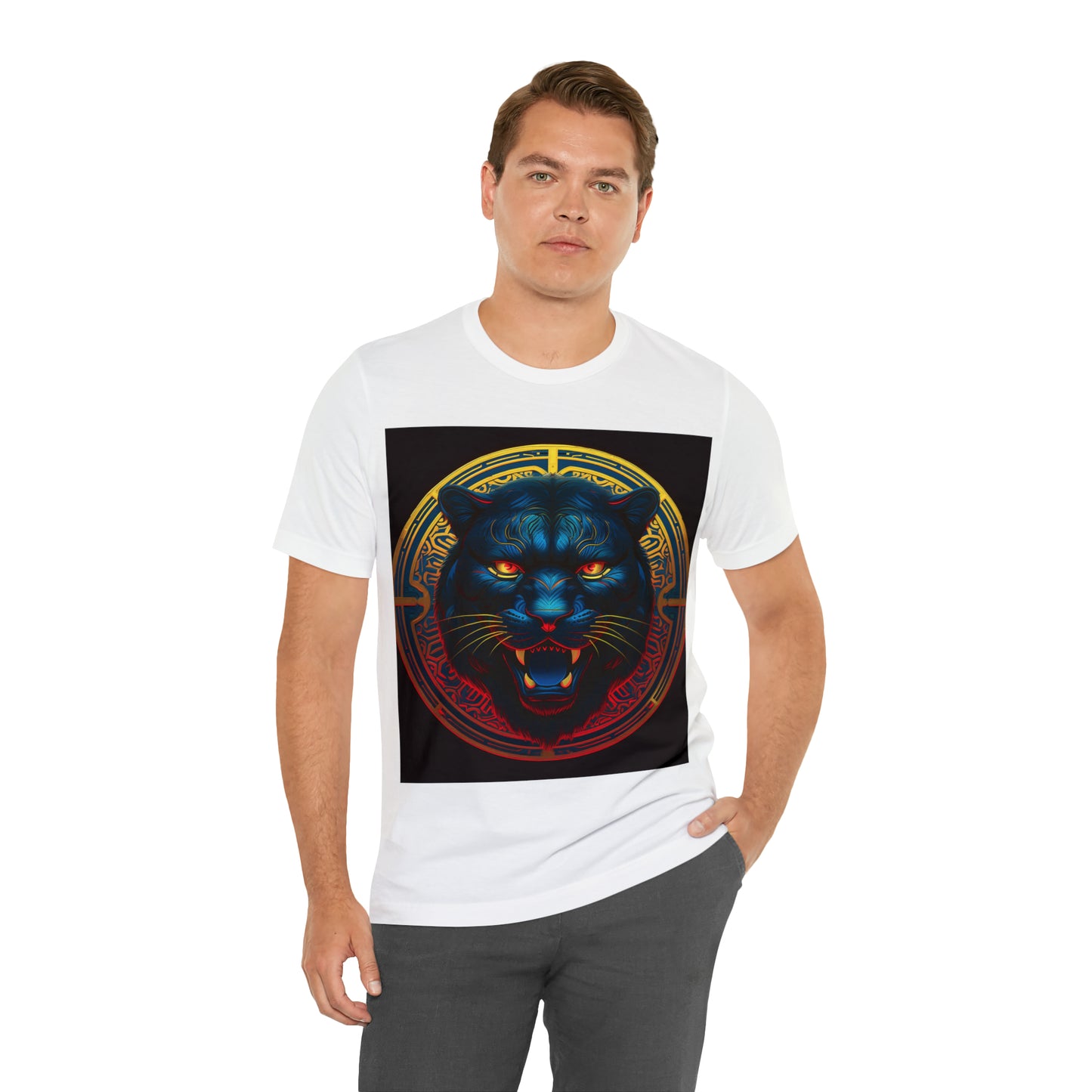 Panther Spirit Animal Unisex Jersey Short Sleeve Tee