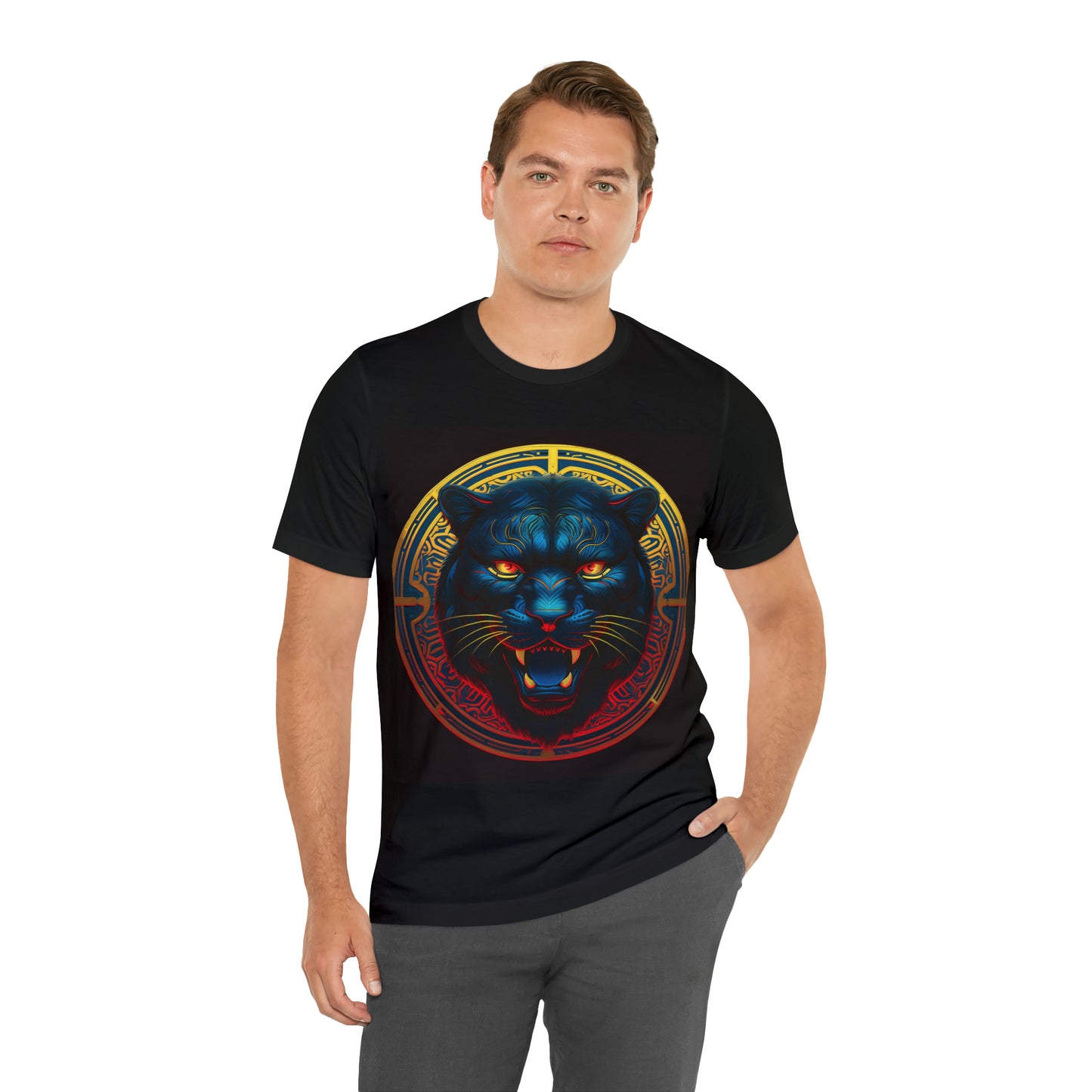 Panther Spirit Animal Unisex Jersey Short Sleeve Tee