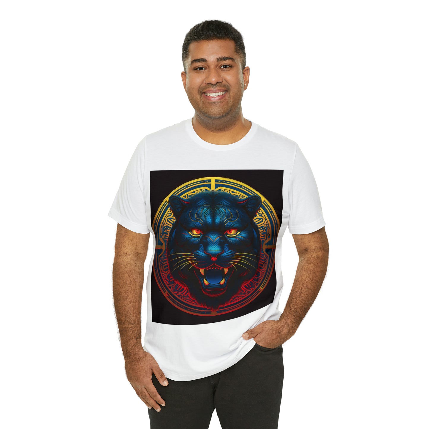 Panther Spirit Animal Unisex Jersey Short Sleeve Tee