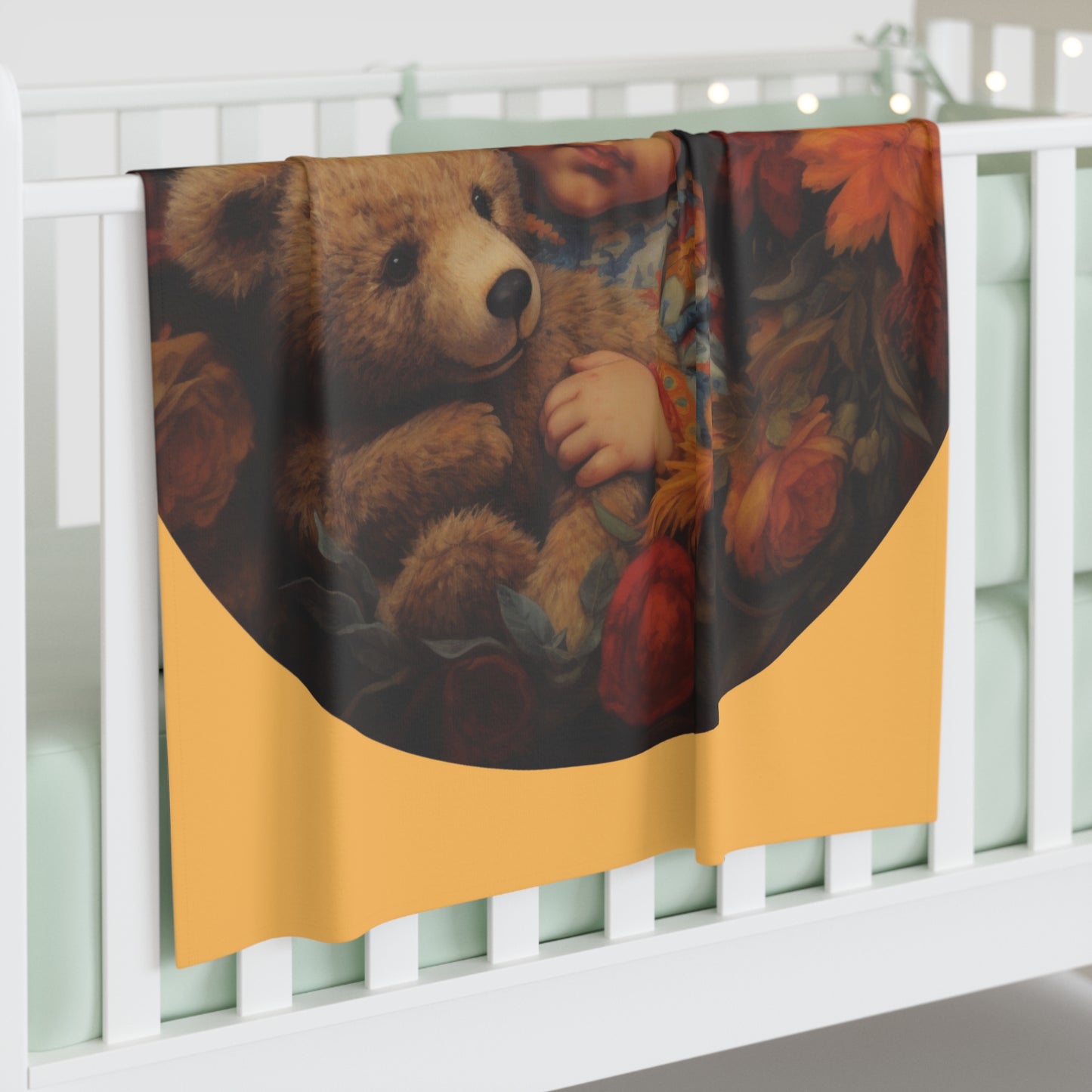 "Teddy 2" Baby Swaddle Blanket