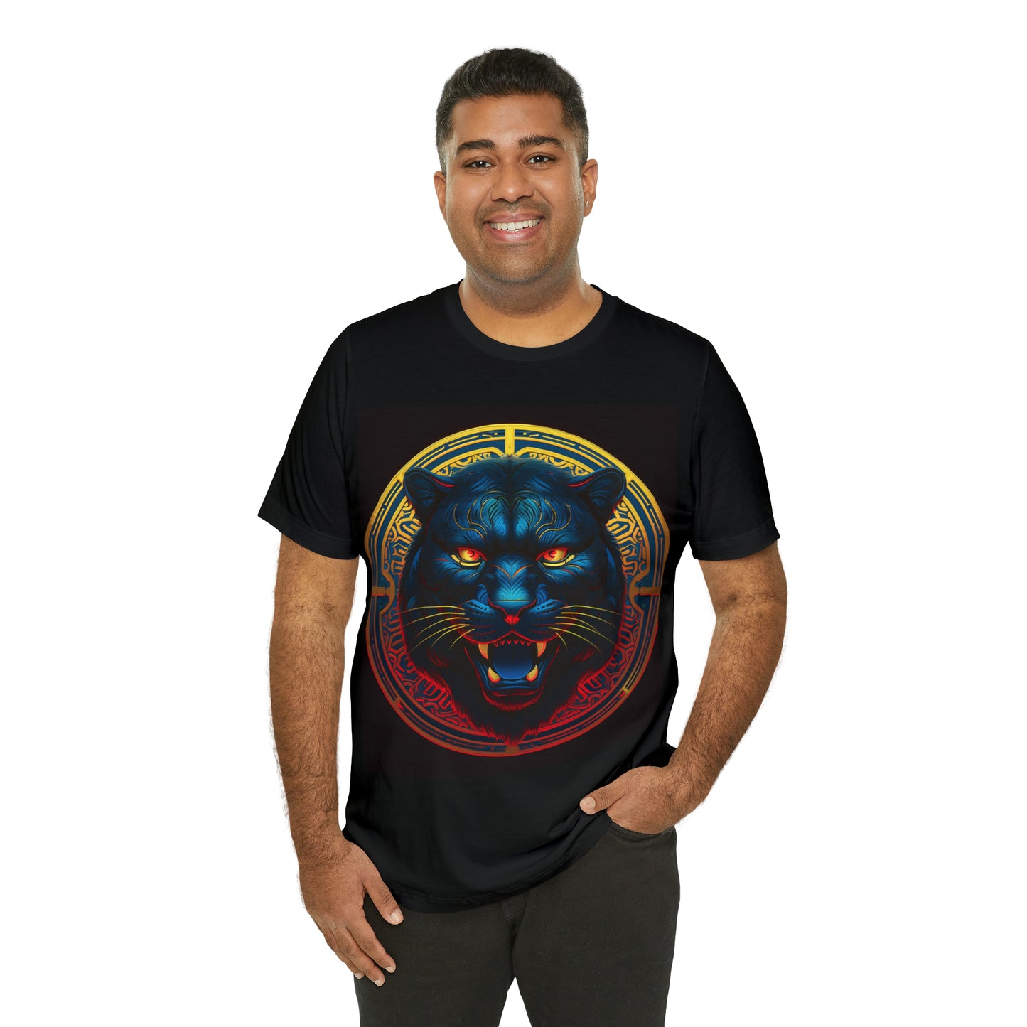 Panther Spirit Animal Unisex Jersey Short Sleeve Tee