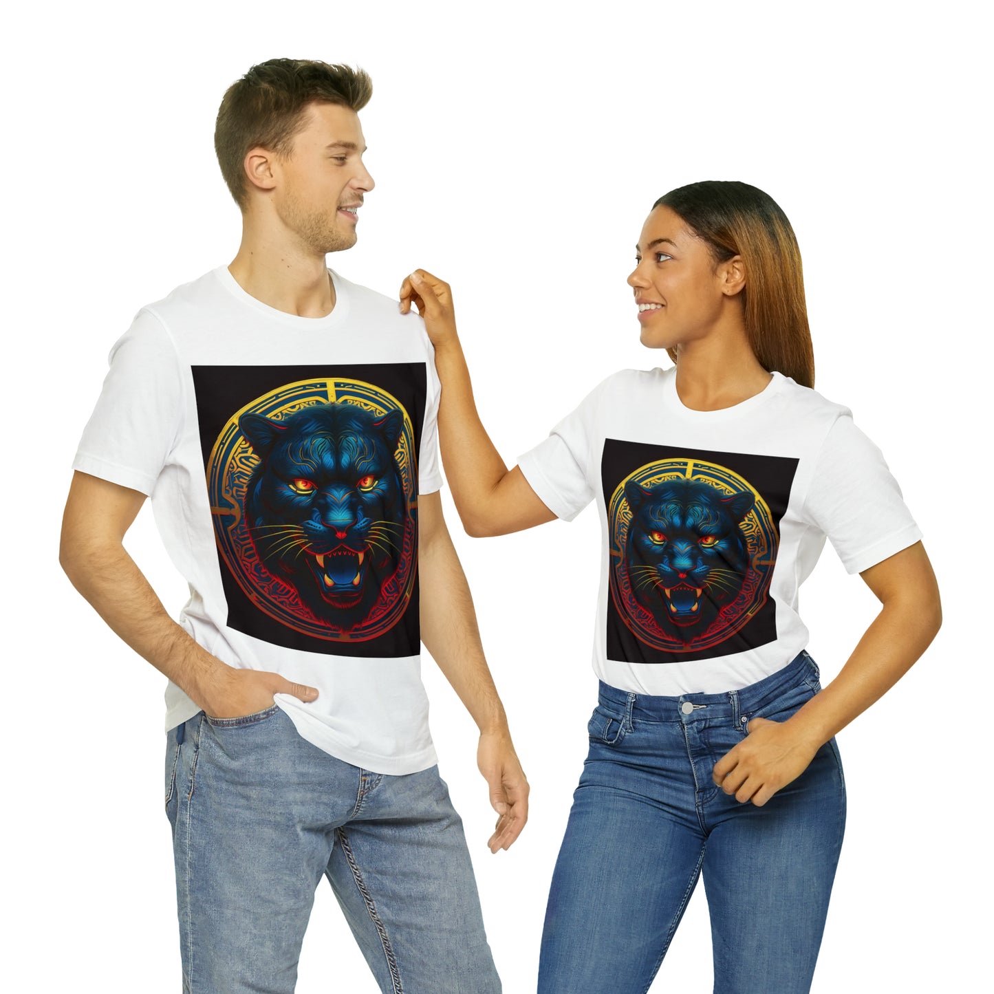 Panther Spirit Animal Unisex Jersey Short Sleeve Tee