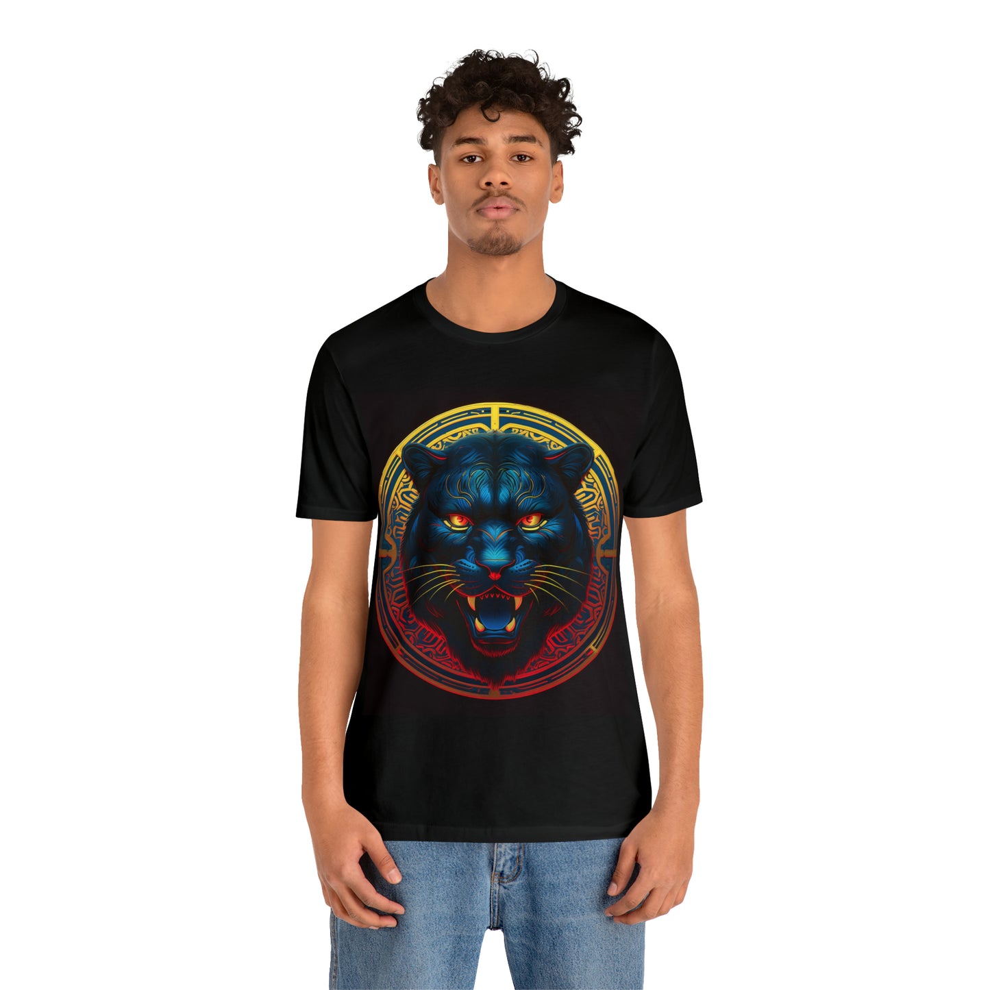 Panther Spirit Animal Unisex Jersey Short Sleeve Tee