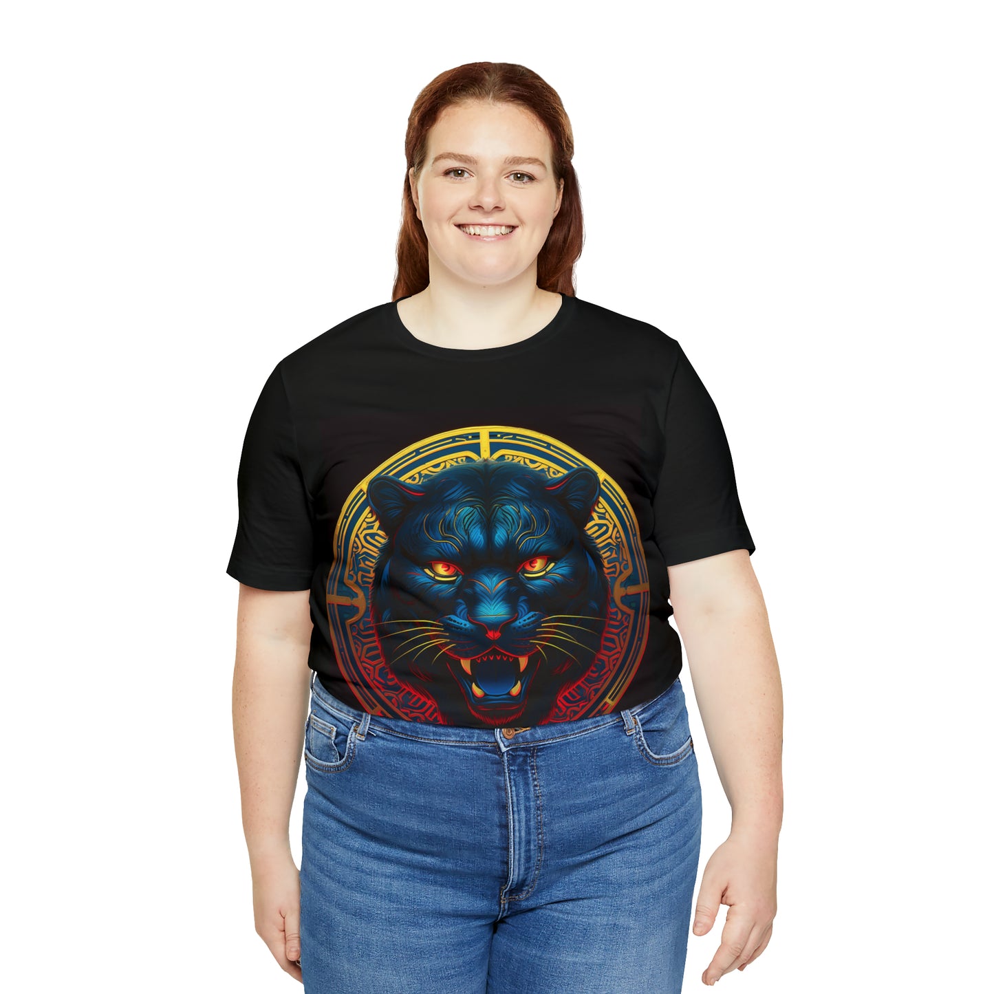 Panther Spirit Animal Unisex Jersey Short Sleeve Tee