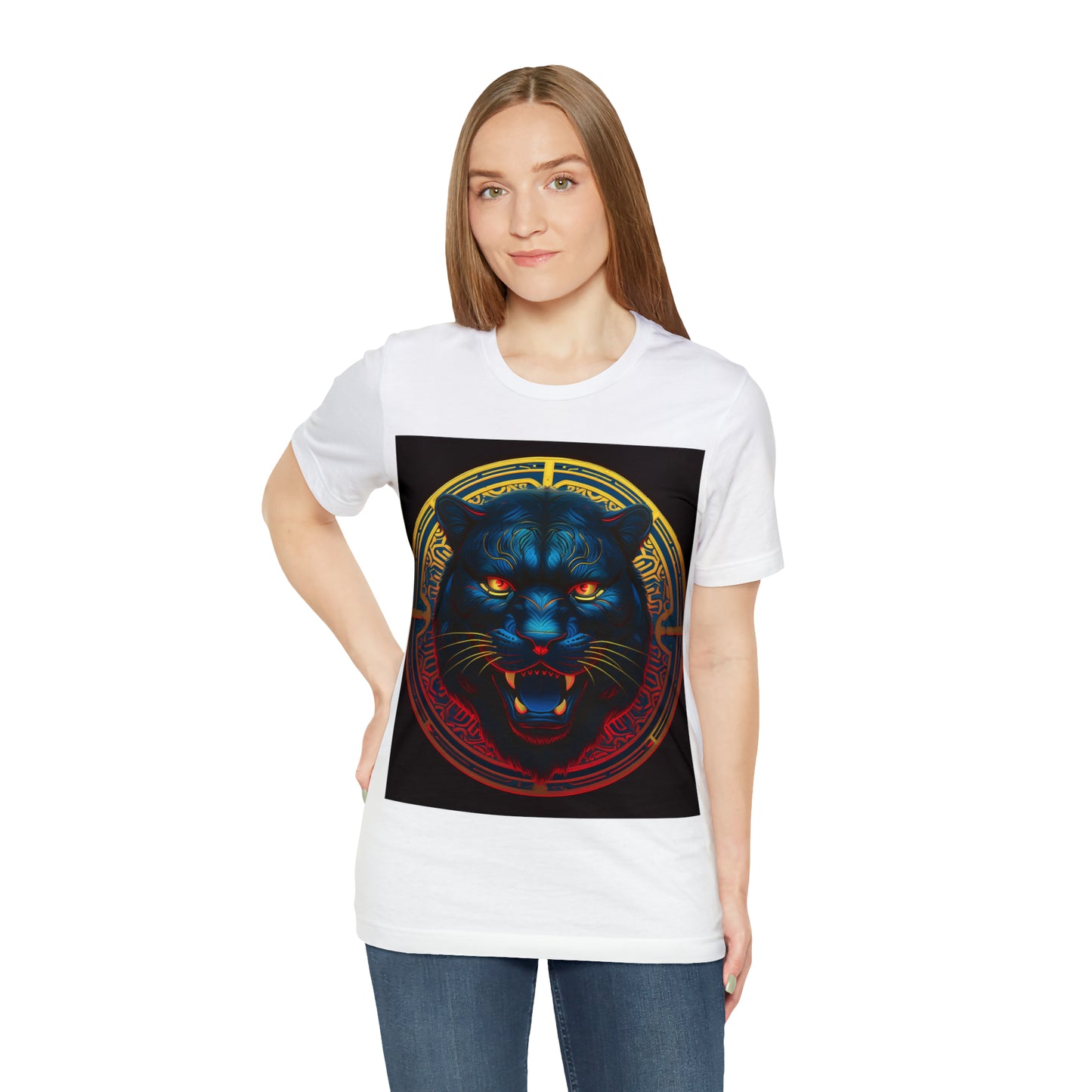 Panther Spirit Animal Unisex Jersey Short Sleeve Tee