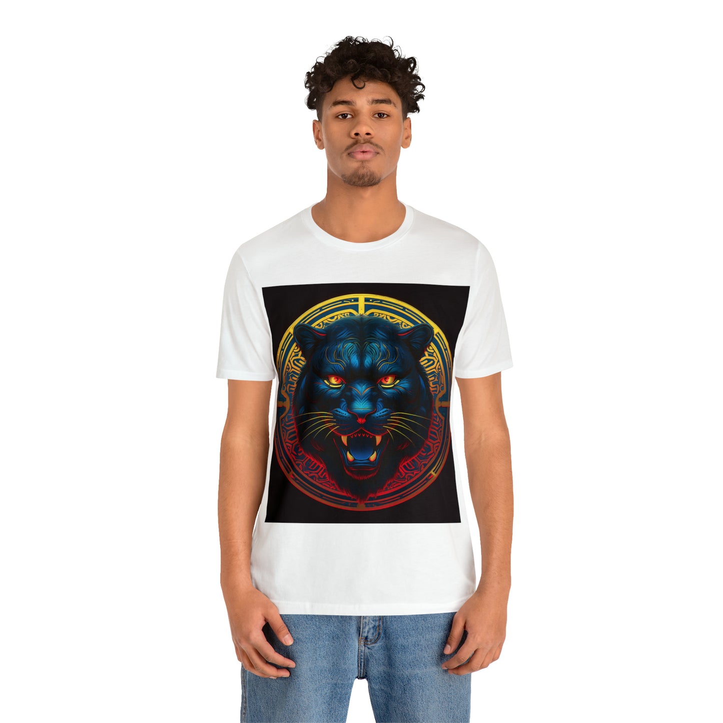 Panther Spirit Animal Unisex Jersey Short Sleeve Tee