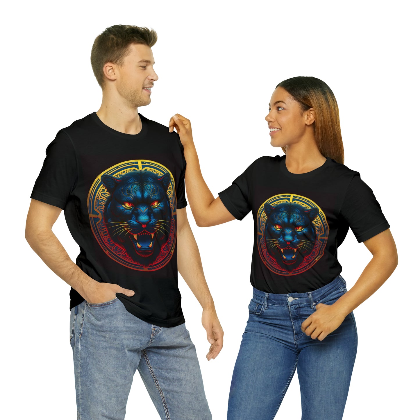 Panther Spirit Animal Unisex Jersey Short Sleeve Tee